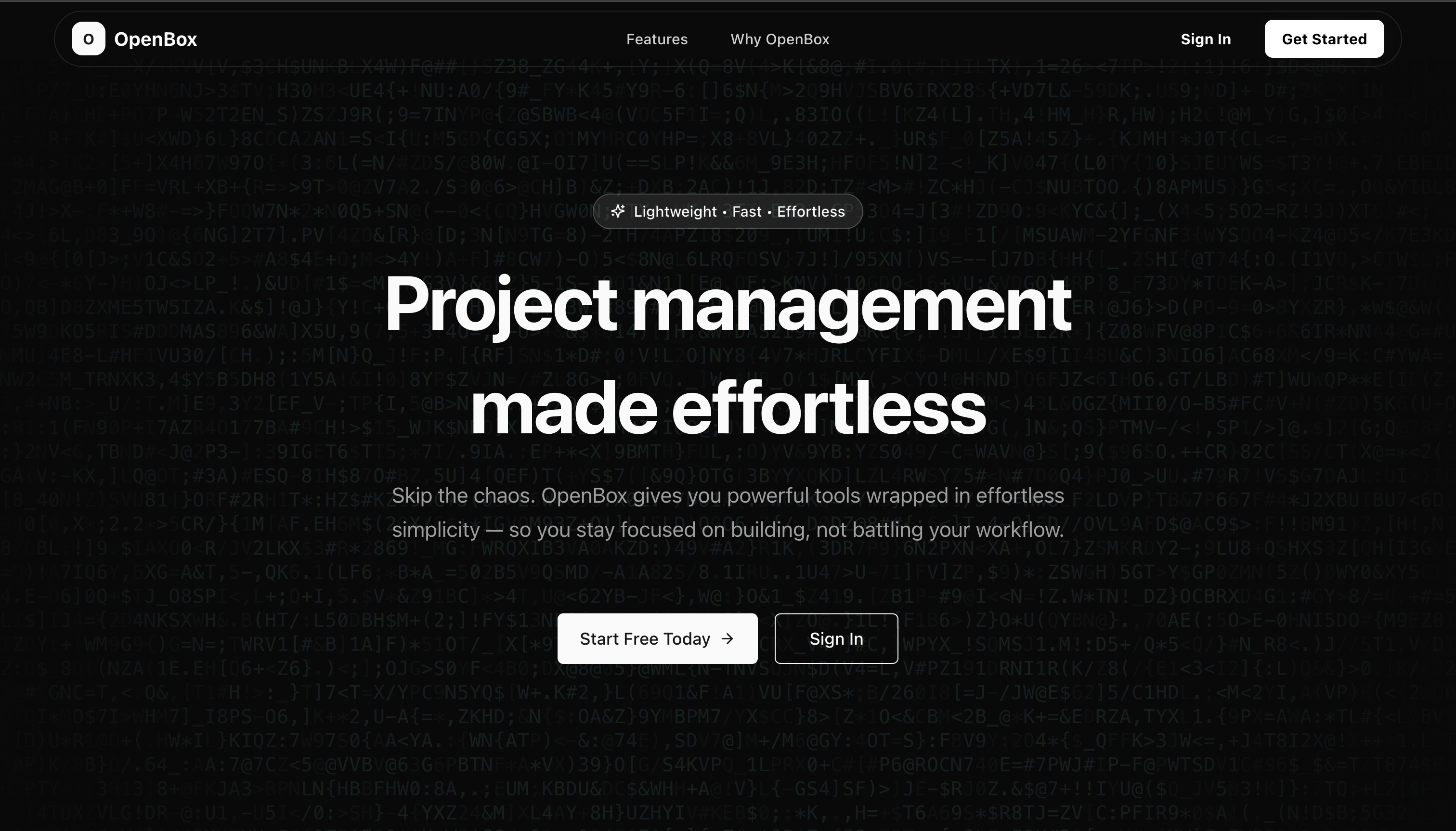 OpenBox screenshot